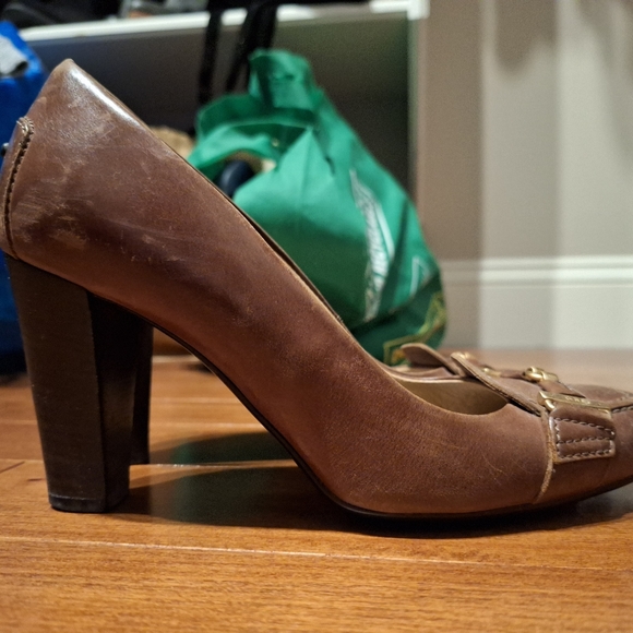 Tod’s “Jodie Morsetto” Brown Leather Pumps - Women’s Size 36 - Picture 2 of 7